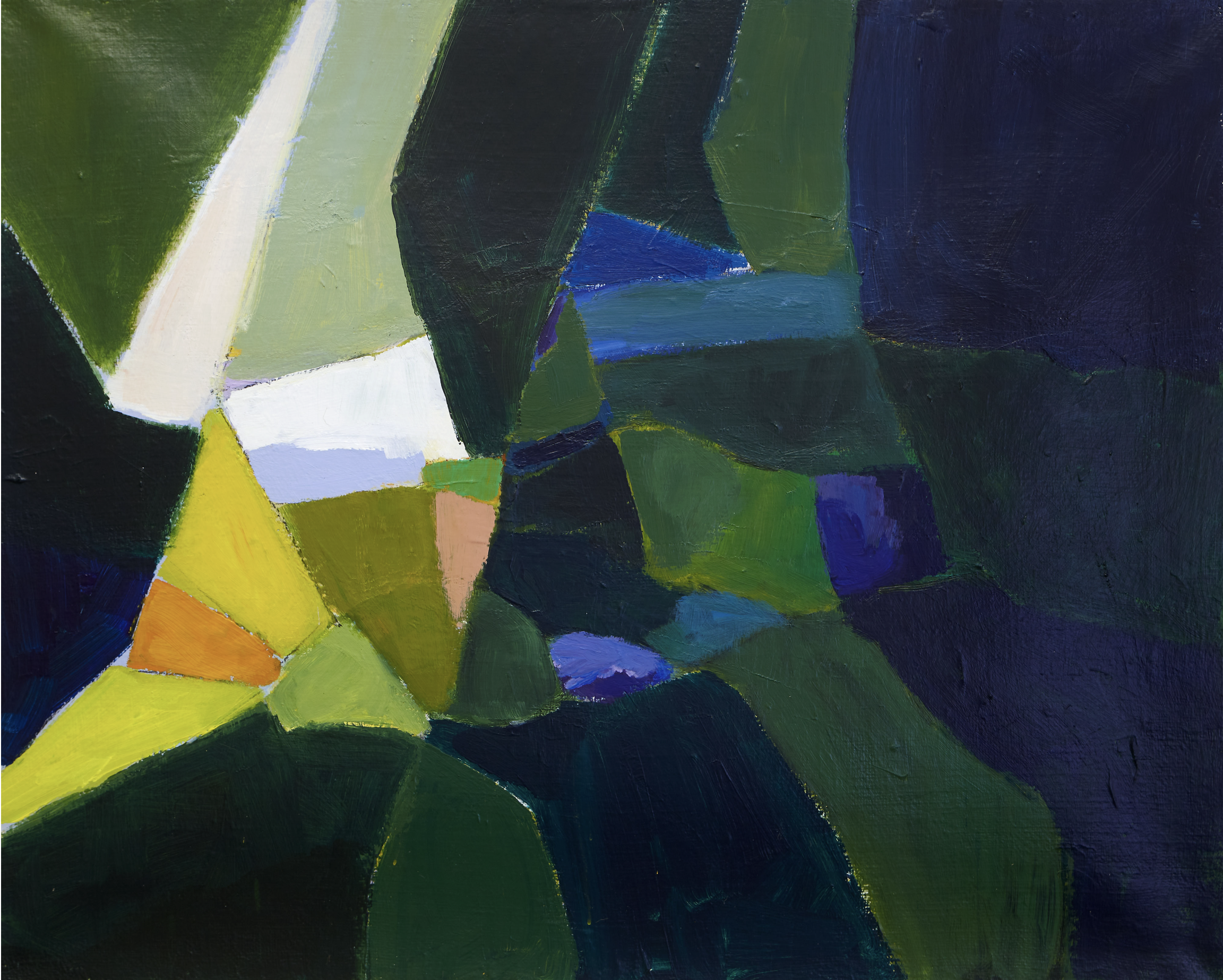 abstract painting on canvas