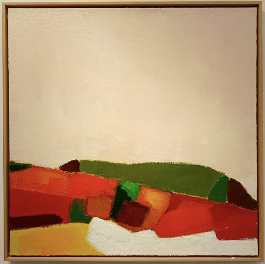 abstract painting on canvas