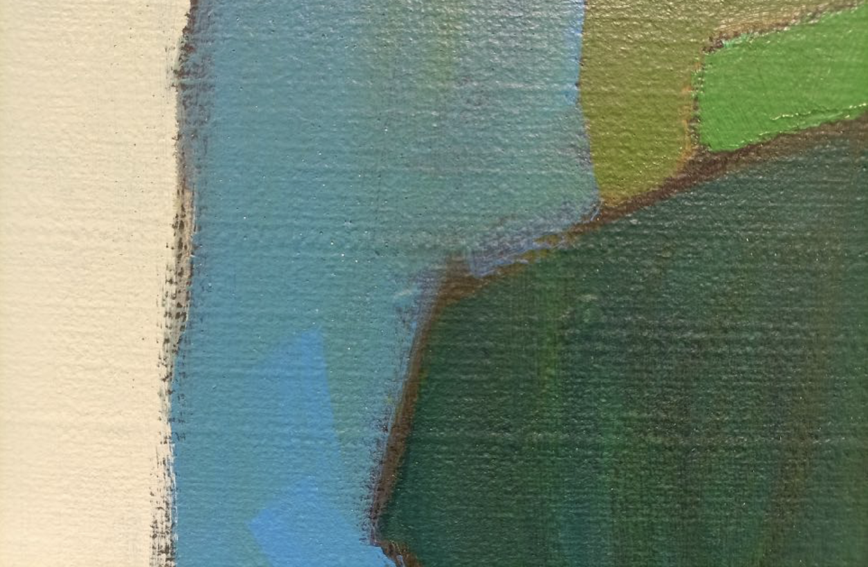 close-up picture of a woven surface in red and cream colors